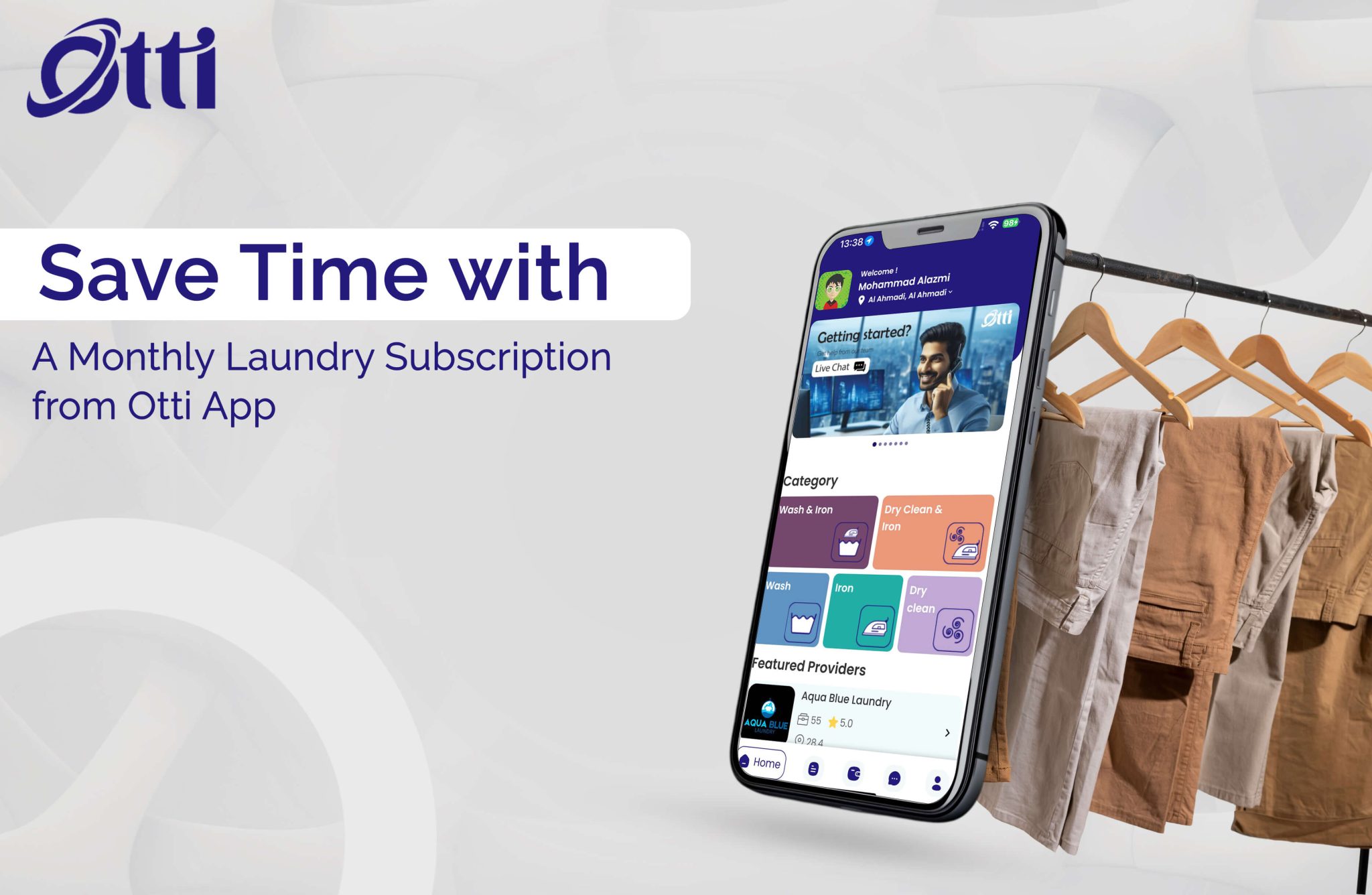 Save Time with a Monthly Laundry Subscription from Otti App - Otti Laundry