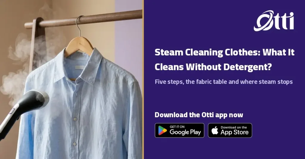 Steam Cleaning Clothes